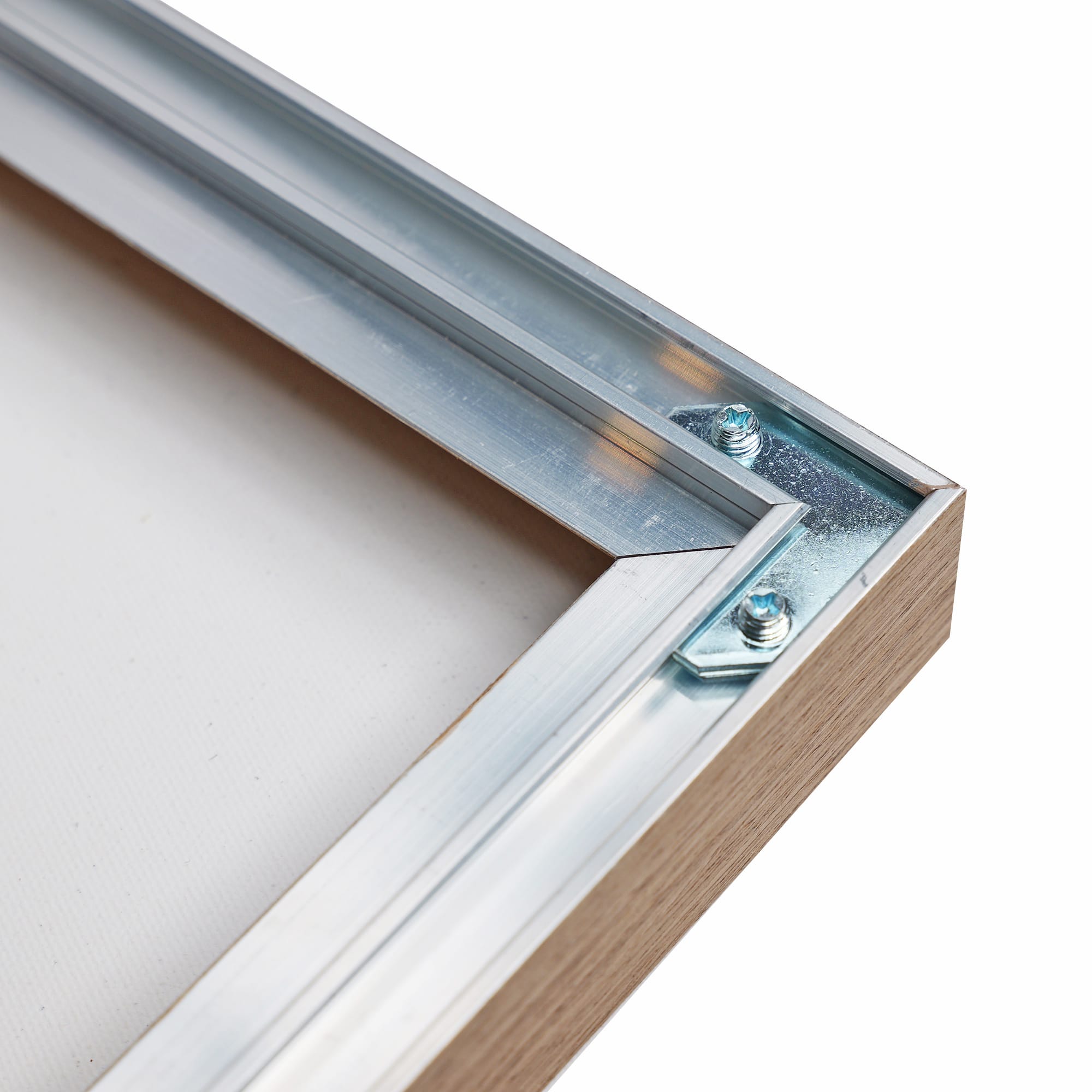 24 x 24" Floater Frame - Walnut - 1.5" depth - Image 3