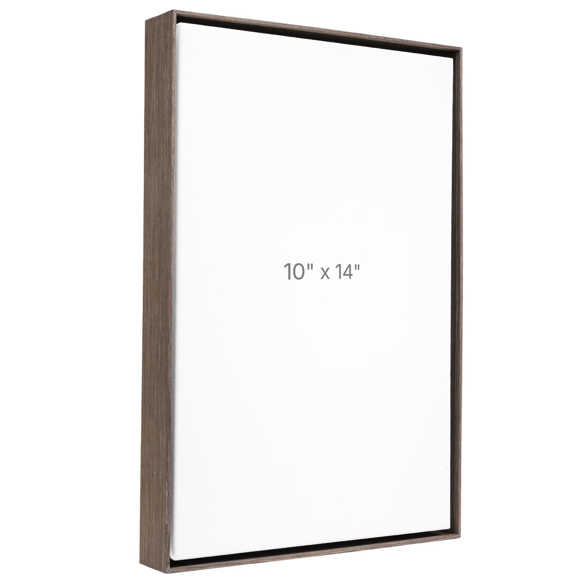 10 x 14" Floater Frame - Dark Oak - 1.5" depth