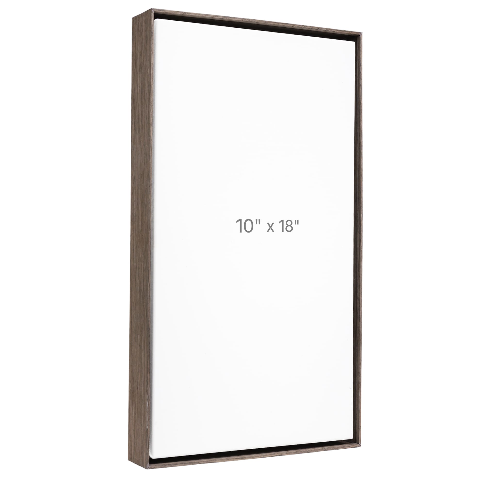 10 x 18" Floater Frame - Dark Oak - 1.5" depth