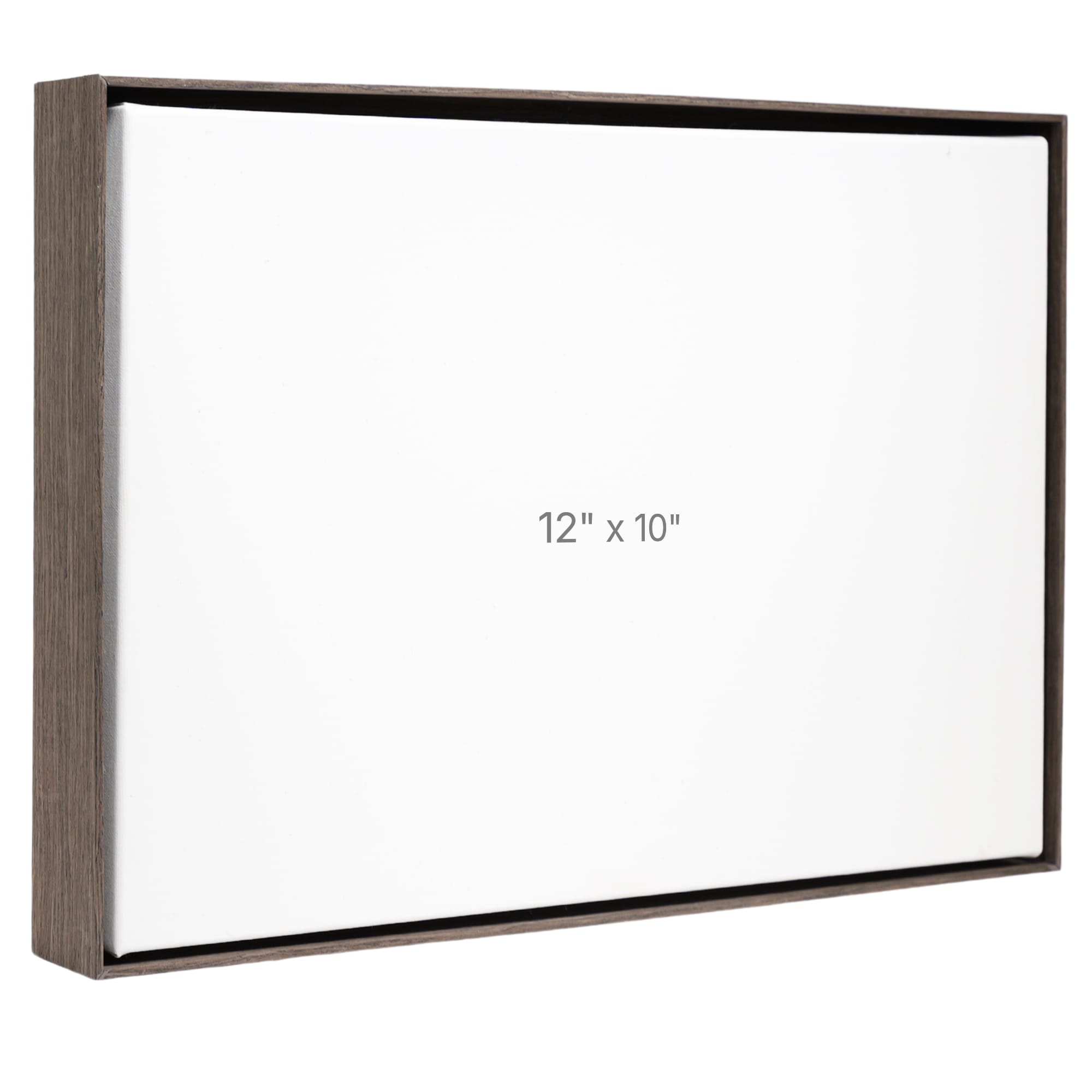 12 x 10" Floater Frame - Dark Oak - 1.5" depth