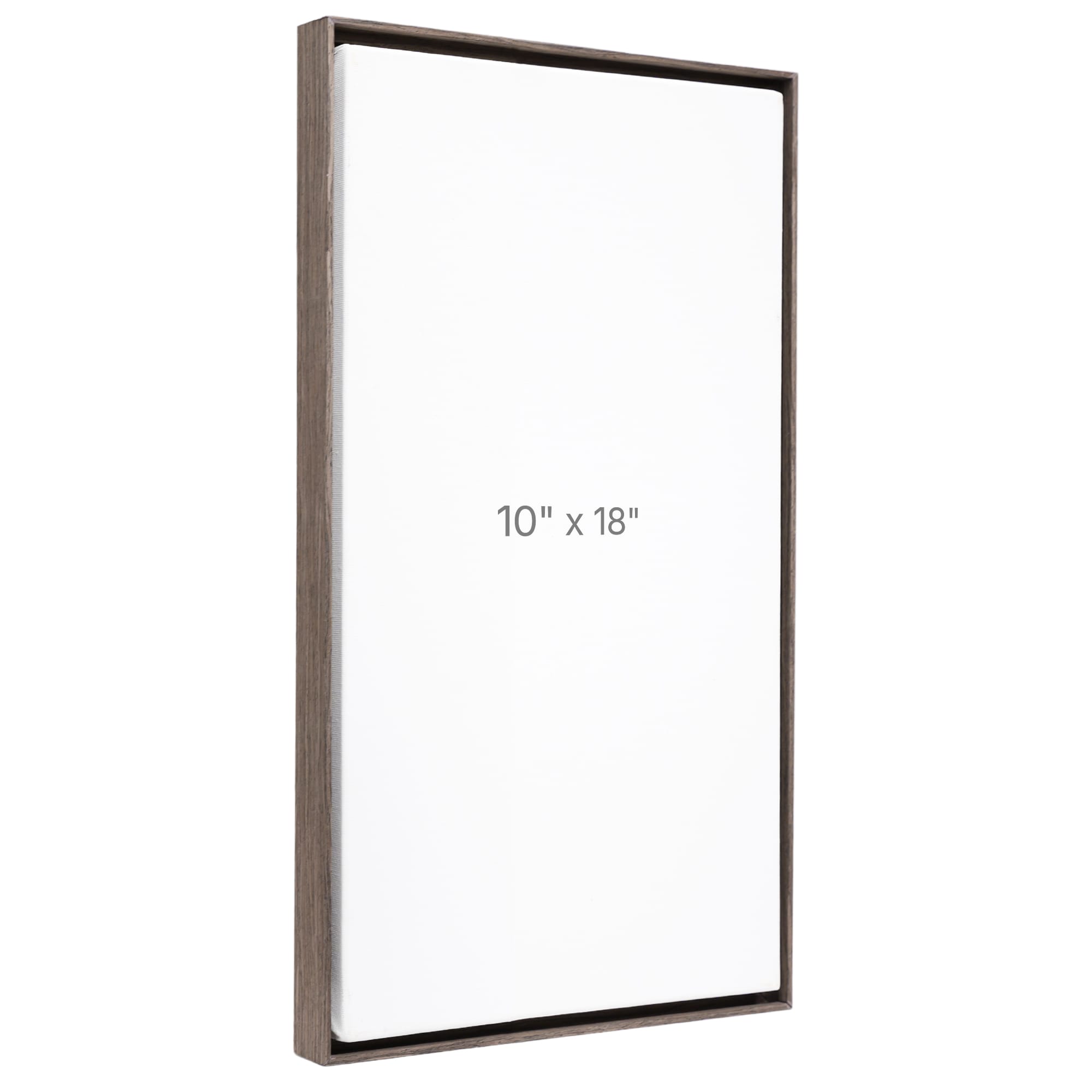 10 x 18" Floater Frame - Dark Oak - 0.75" depth