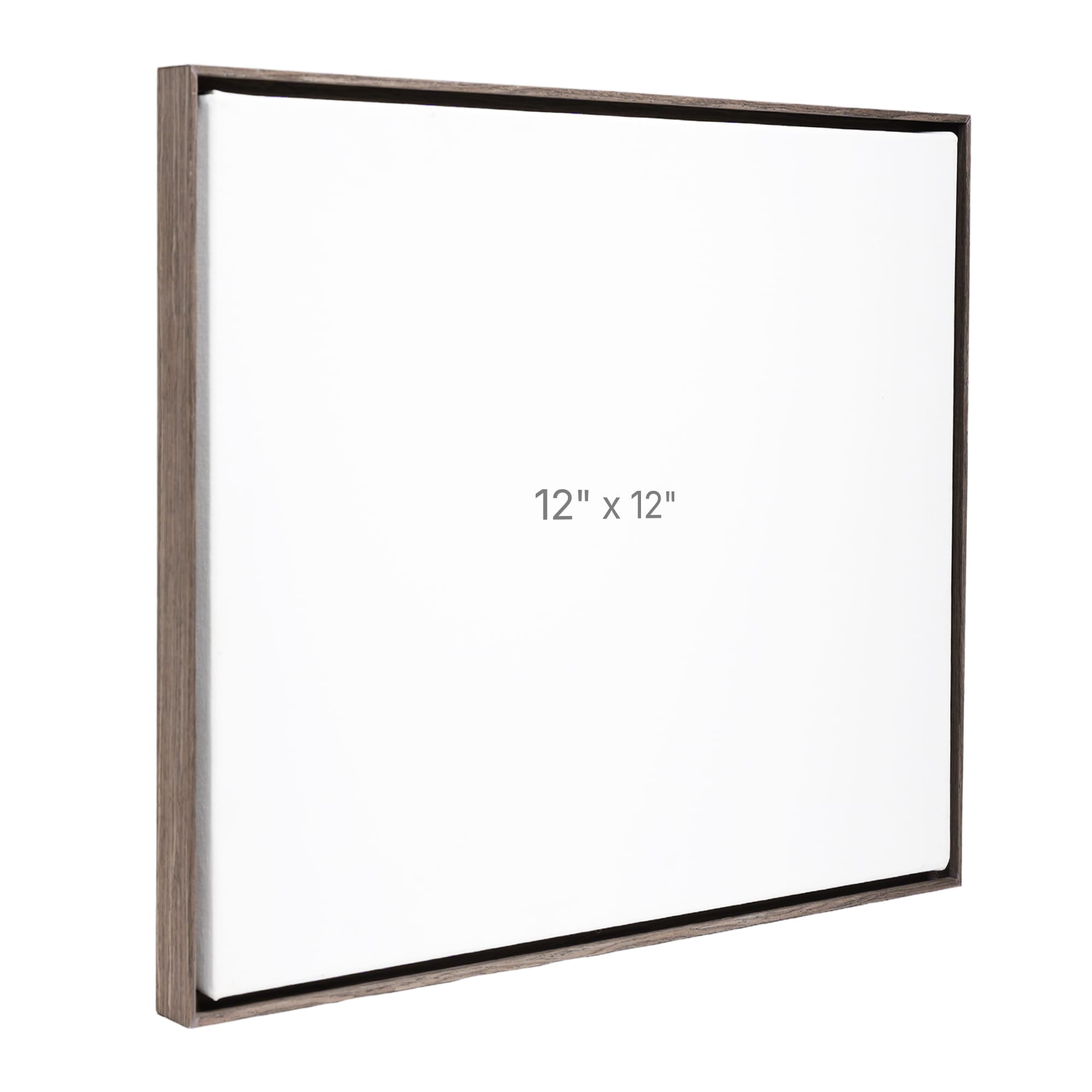 12 x 12" Floater Frame - Dark Oak - 0.75" depth