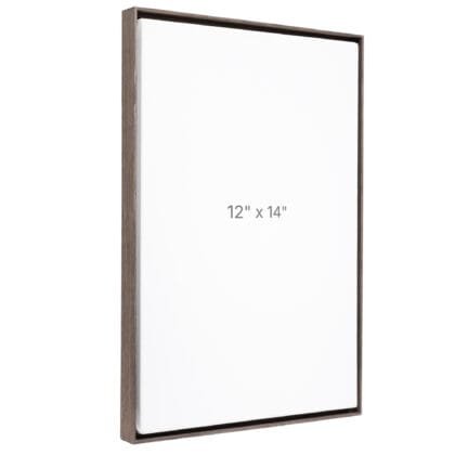 12 x 14" Floater Frame - Dark Oak - 0.75" depth