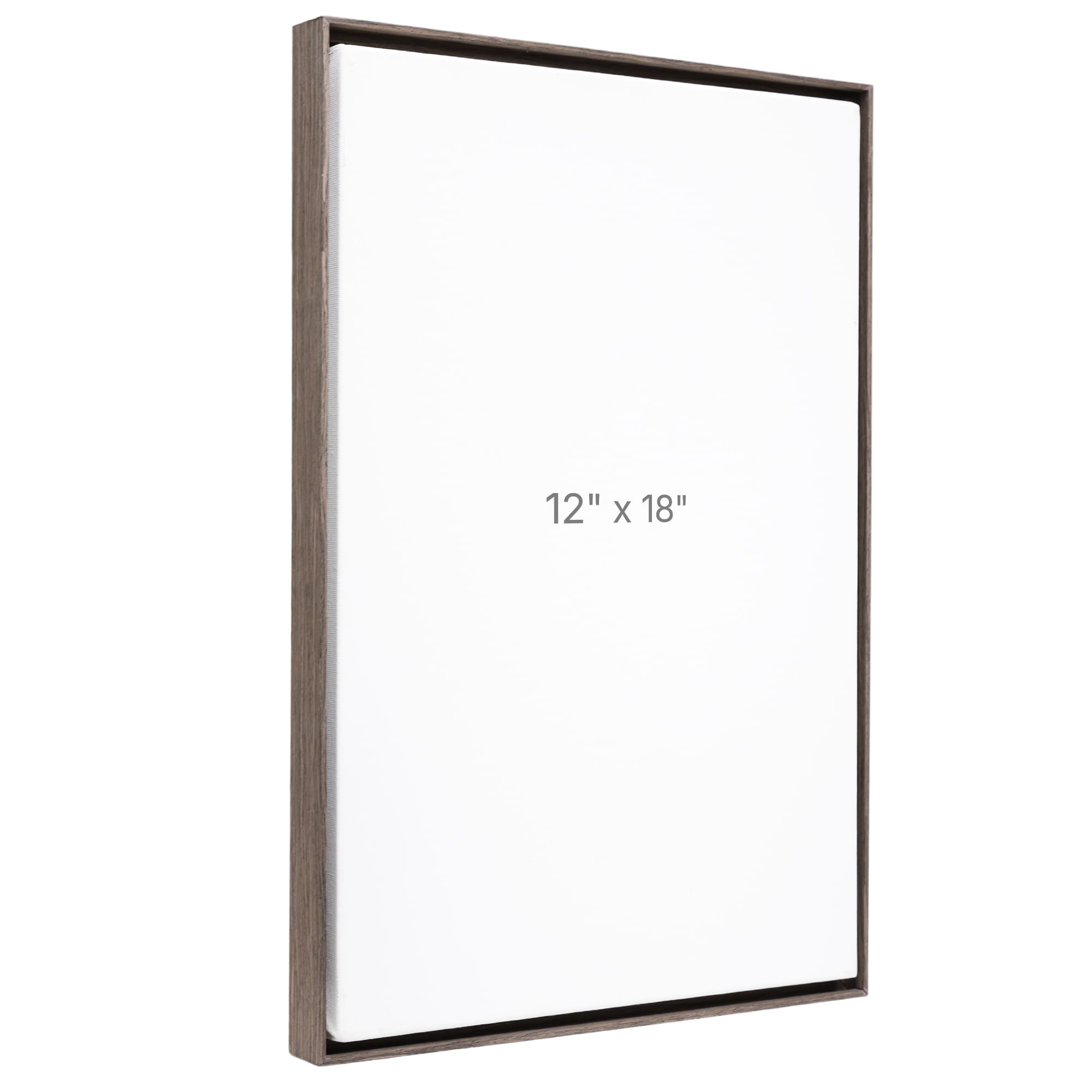 12 x 18" Floater Frame - Dark Oak - 0.75" depth