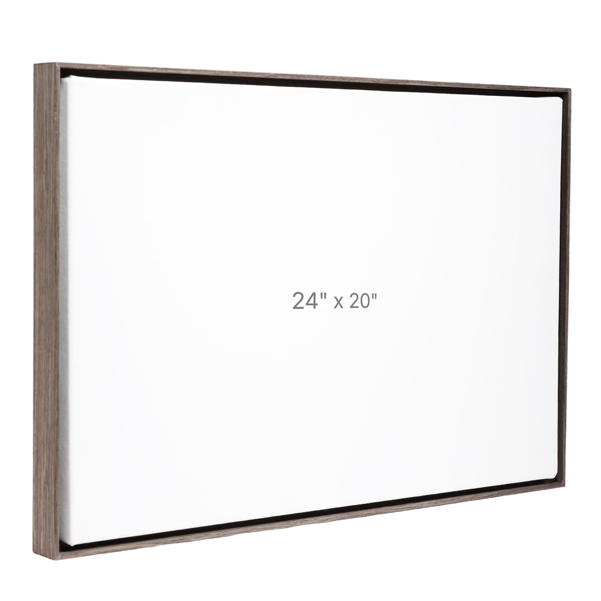 24 x 20" Floater Frame - Dark Oak - 0.75" depth