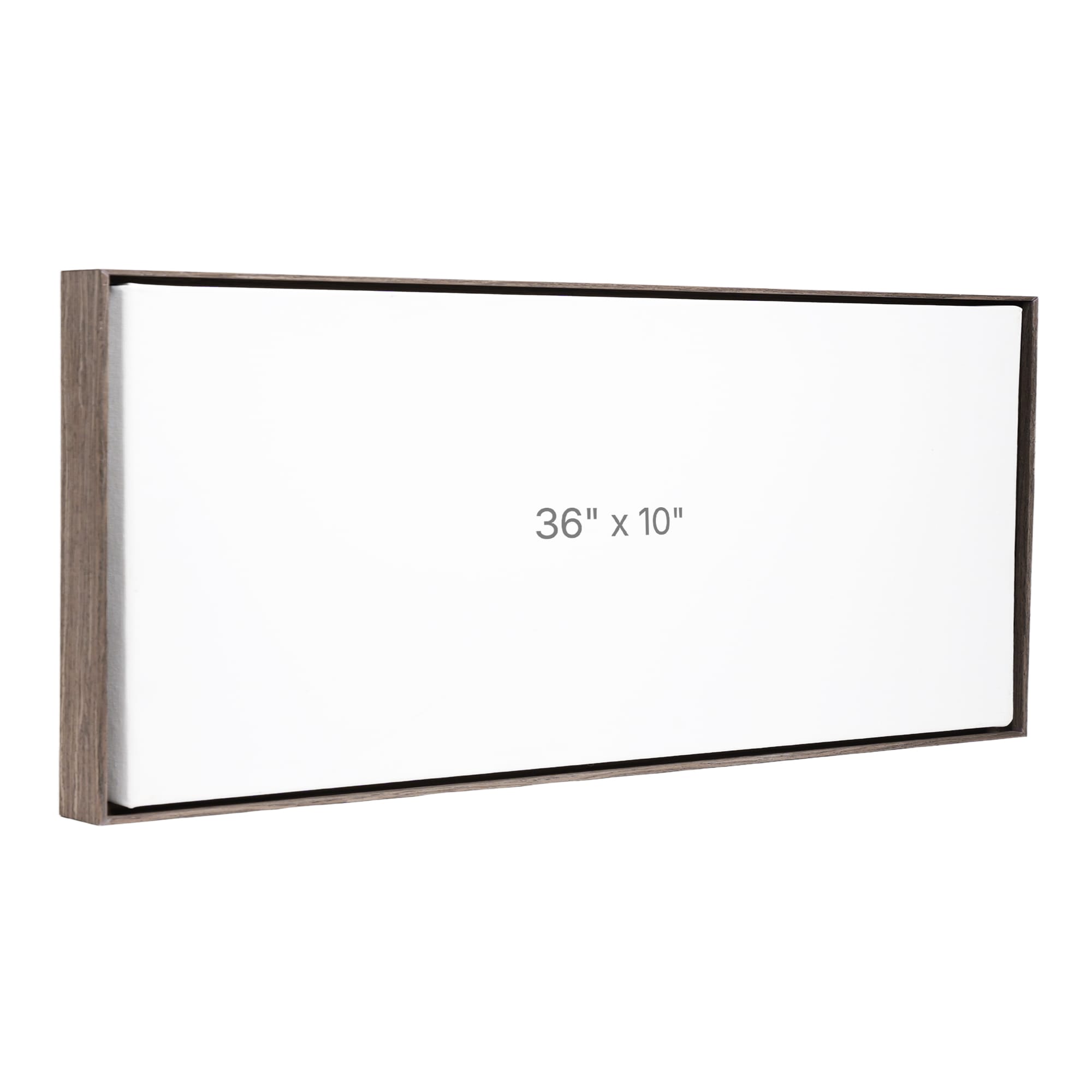 36 x 10" Floater Frame - Dark Oak - 0.75" depth