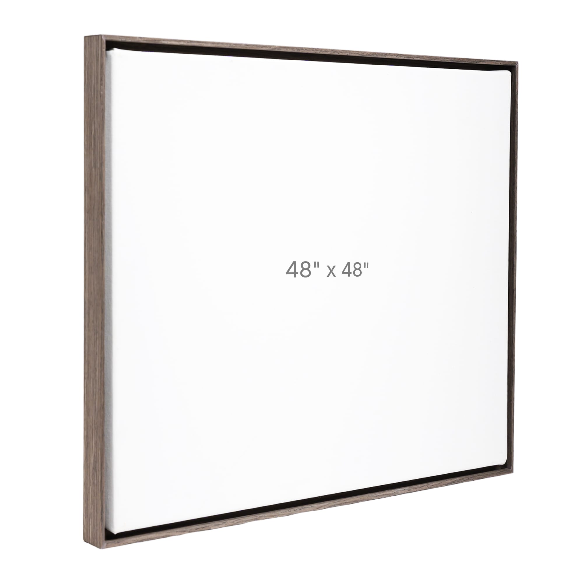48 x 48" Floater Frame - Dark Oak - 0.75" depth