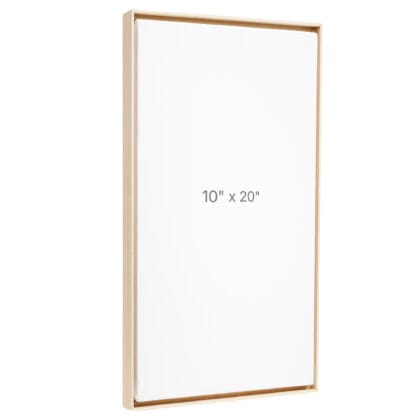 Cadre Flottant 10 x 20" - Chêne - 0.75" profond.