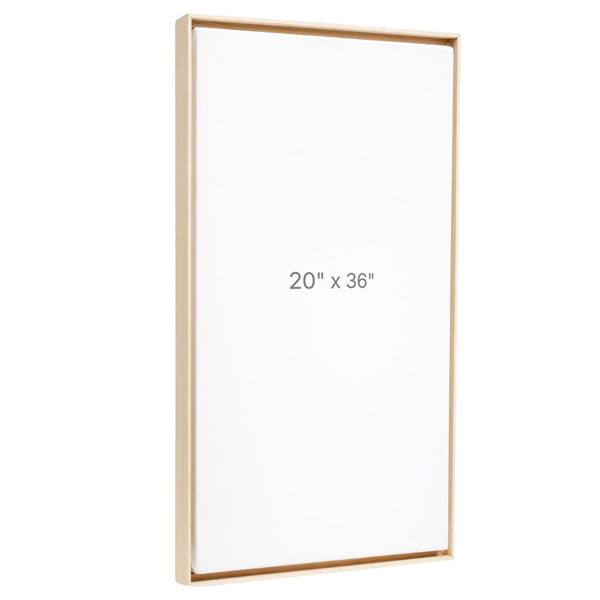 Cadre Flottant 20 x 36" - Chêne - 0.75" profond.