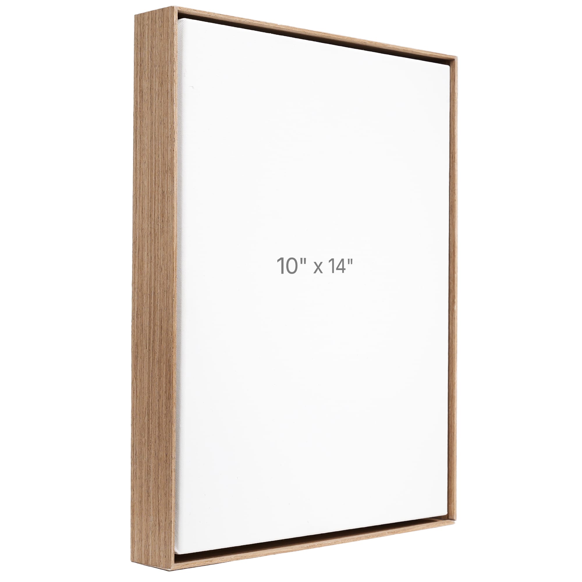 10 x 14" Floater Frame - Walnut - 1.5" depth