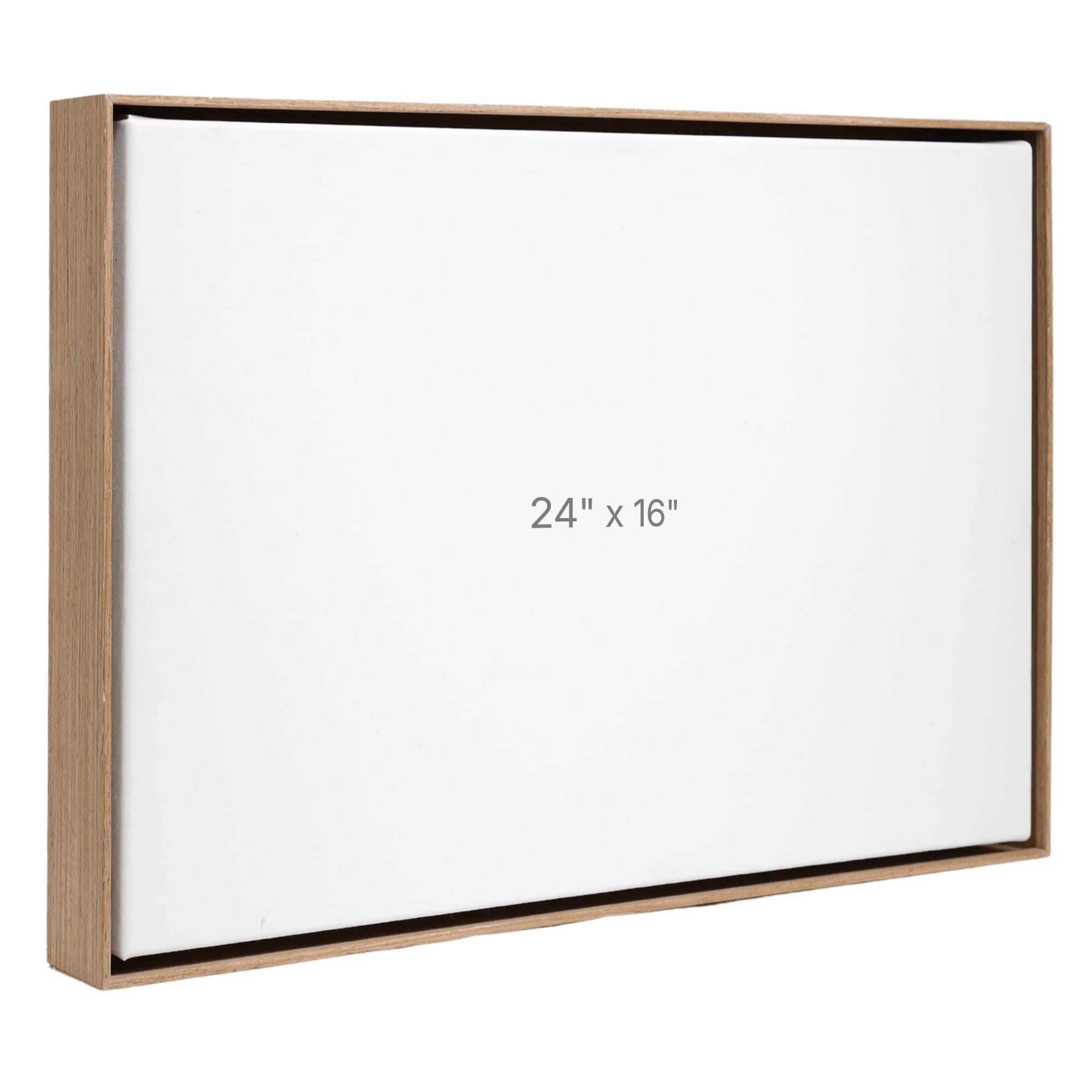 24 x 16" Floater Frame - Walnut - 1.5" depth