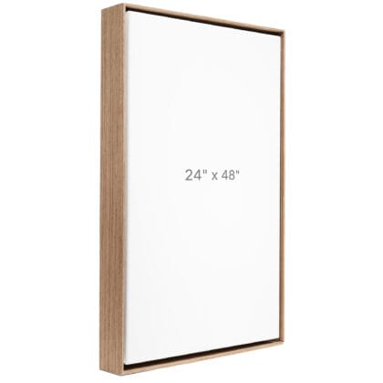 Cadre Flottant 24 x 48" - Noyer - 1.5" profond.