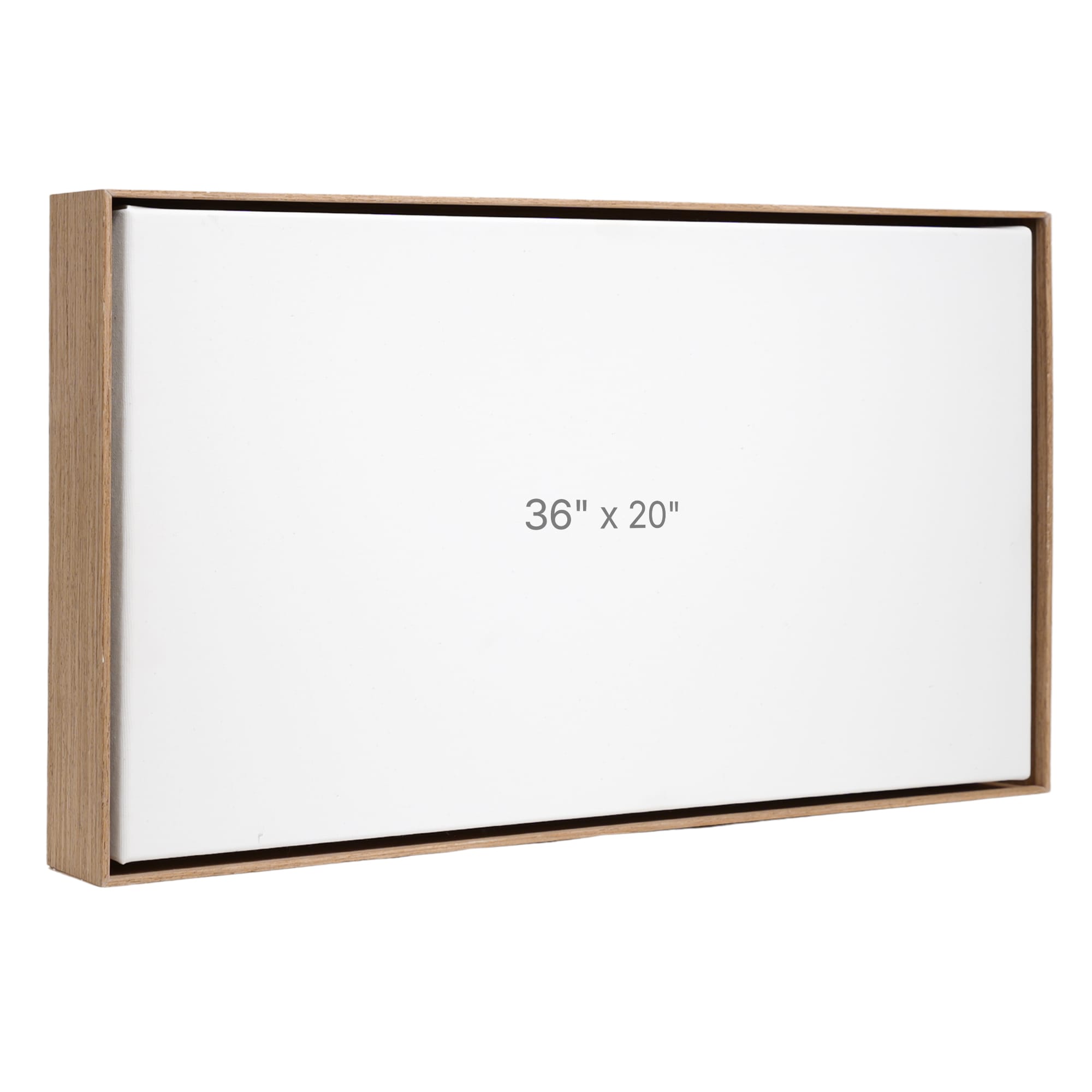 36 x 20" Floater Frame - Walnut - 1.5" depth