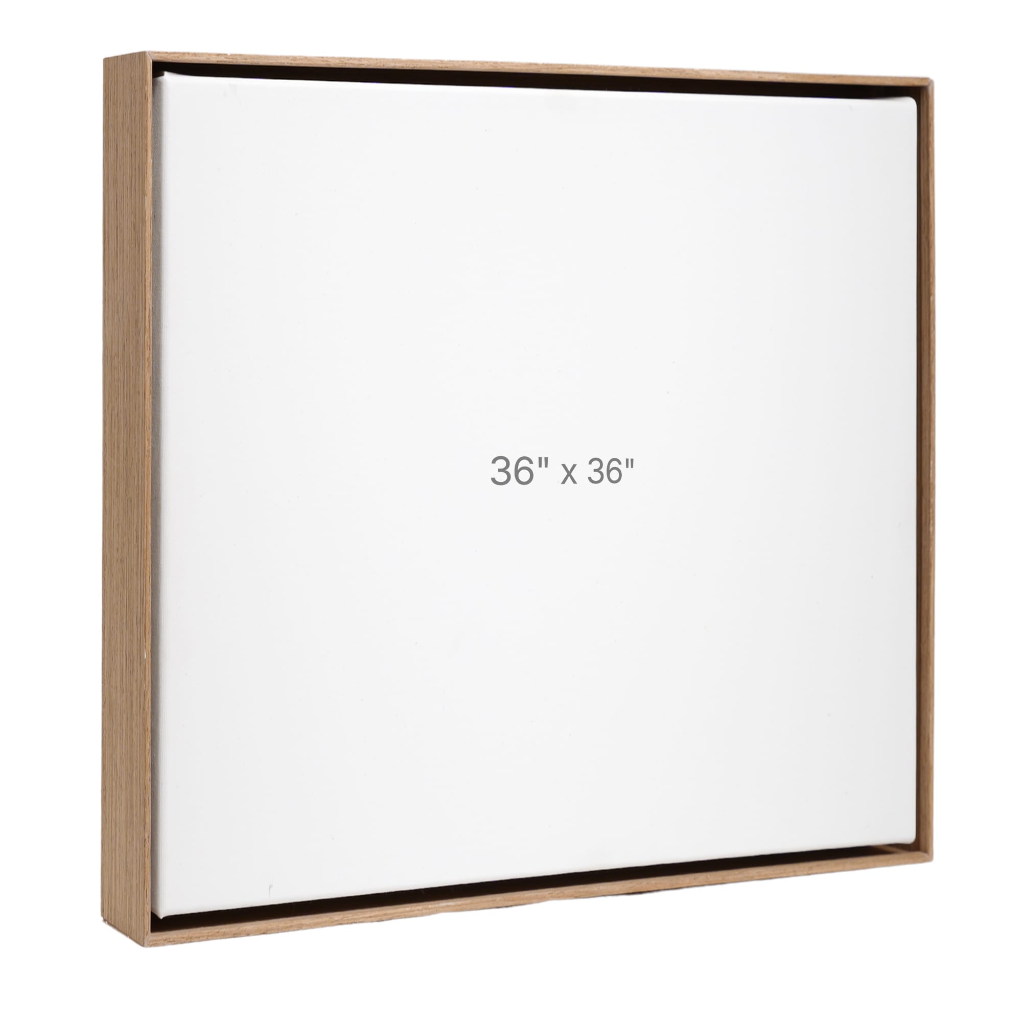 36 x 36" Floater Frame - Walnut - 1.5" depth
