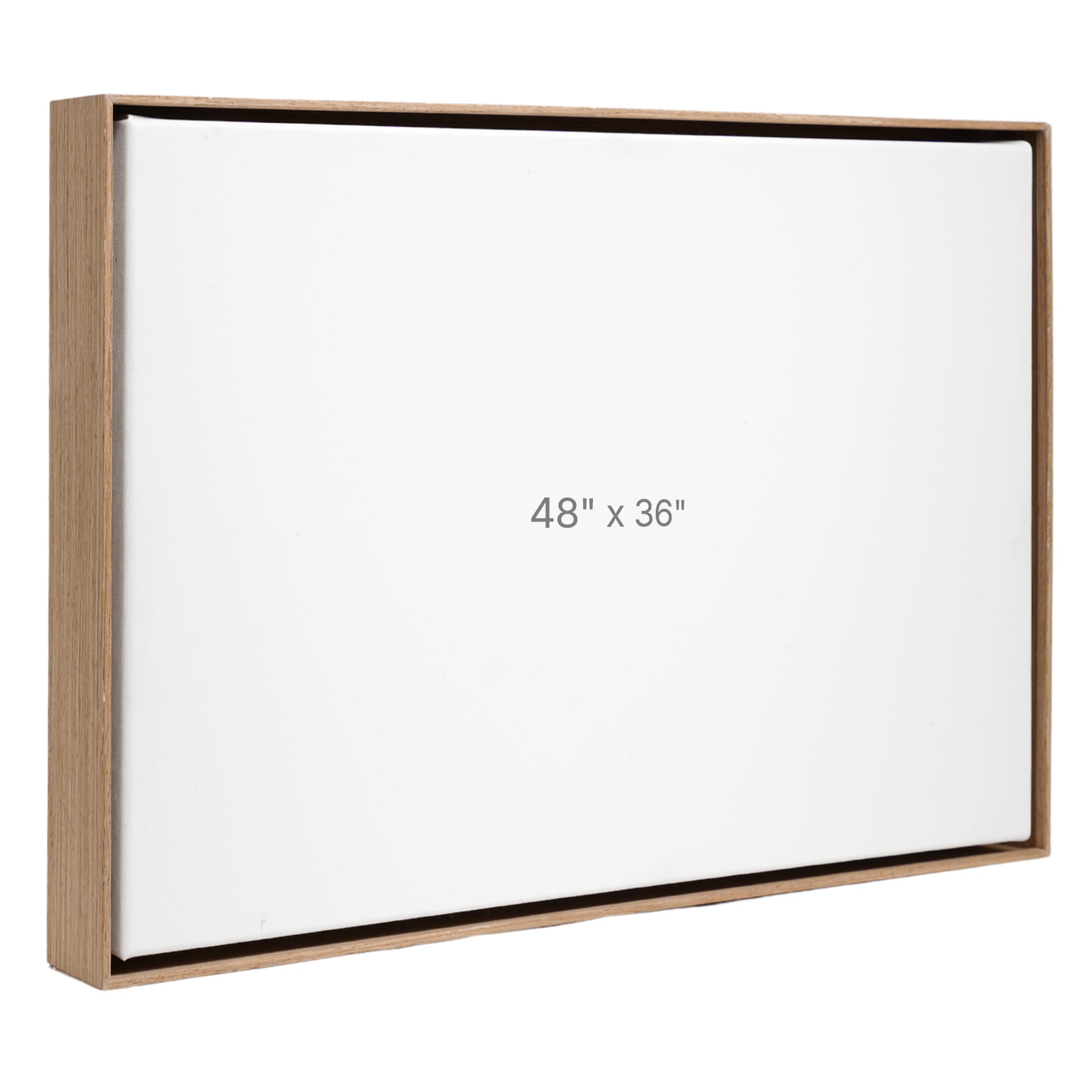 Cadre Flottant 48 x 36" - Noyer - 1.5" profond.