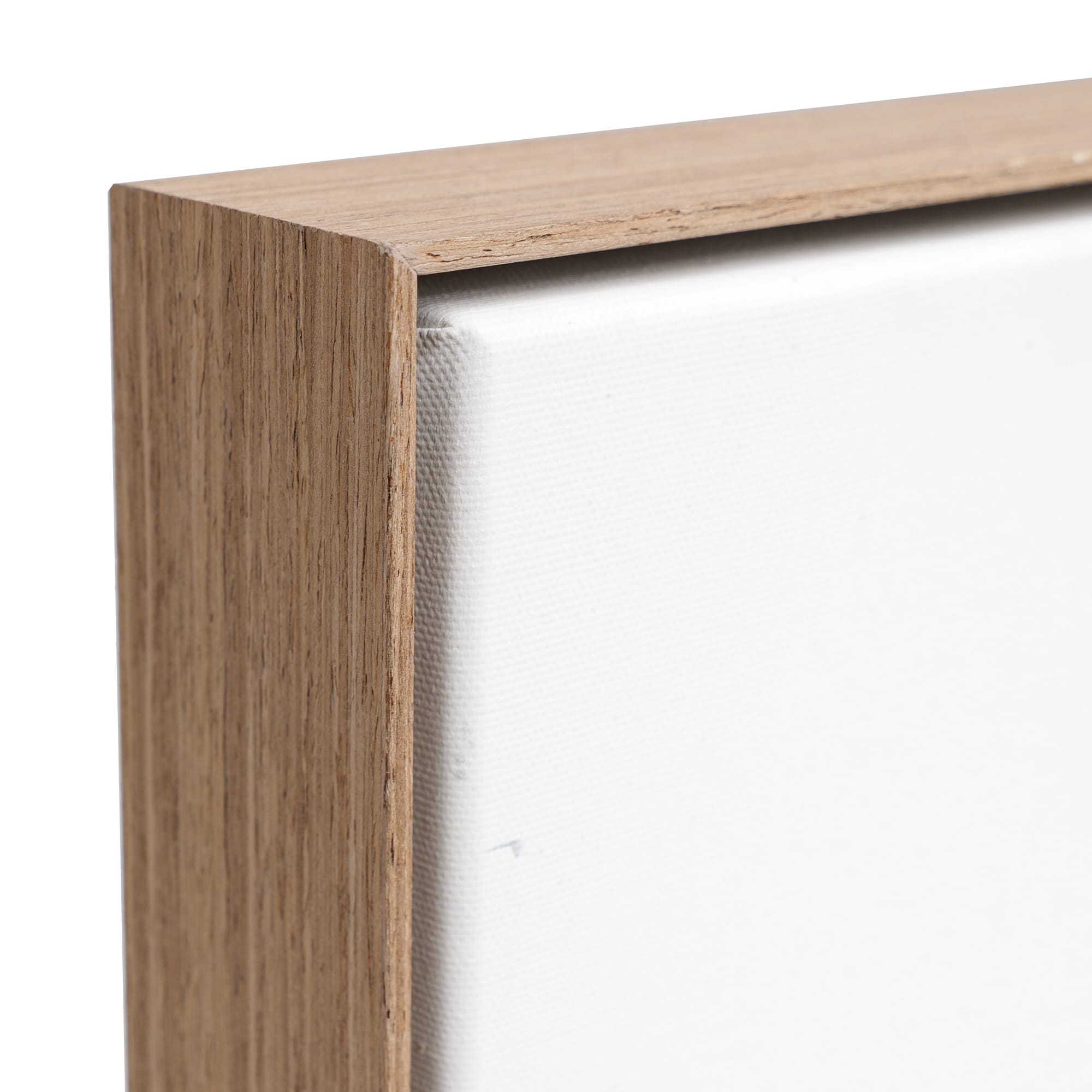 24 x 24" Floater Frame - Walnut - 1.5" depth - Image 2