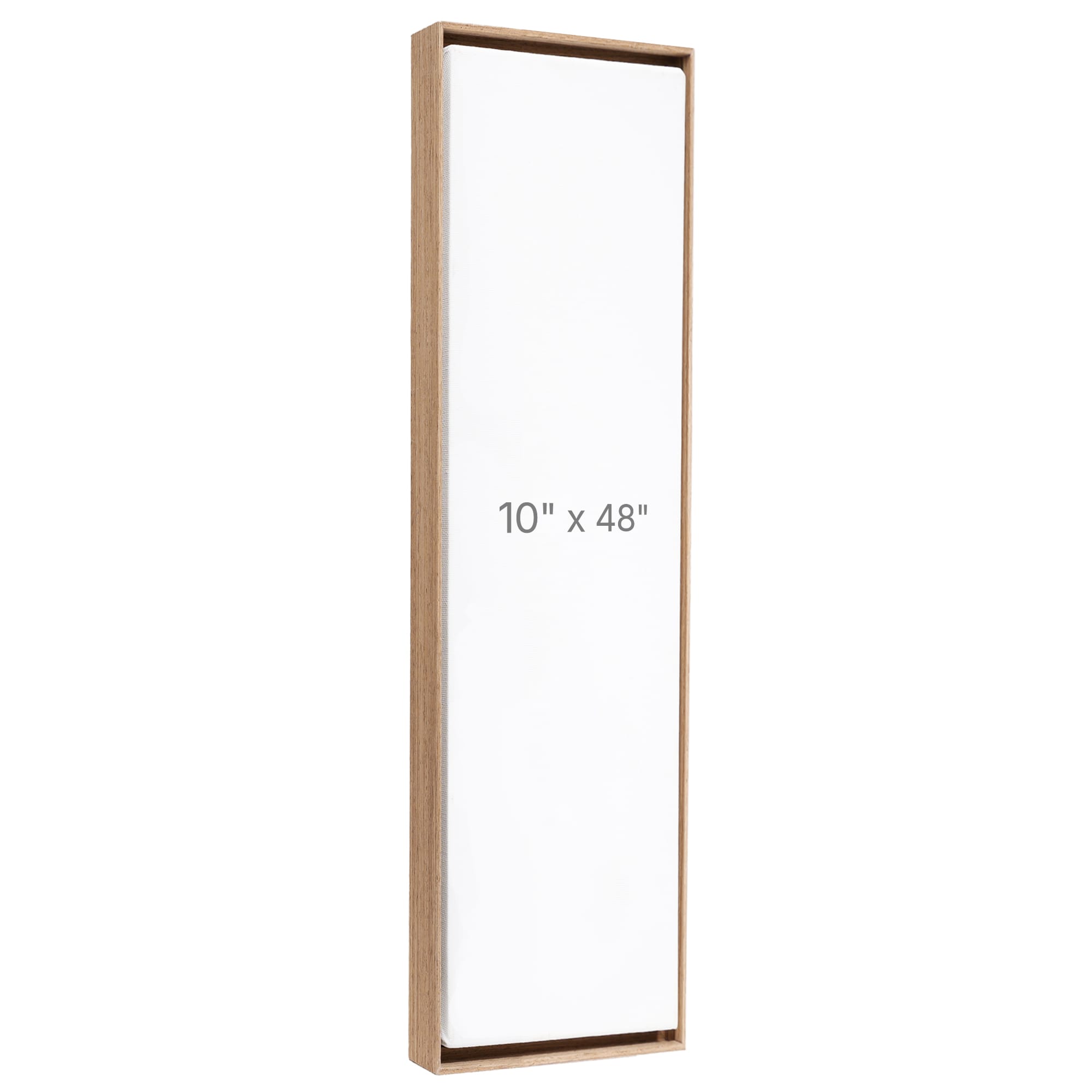 10 x 48" Floater Frame - Walnut - 0.75" depth