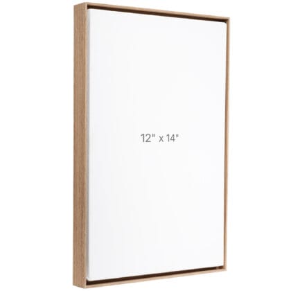 12 x 14" Floater Frame - Walnut - 0.75" depth