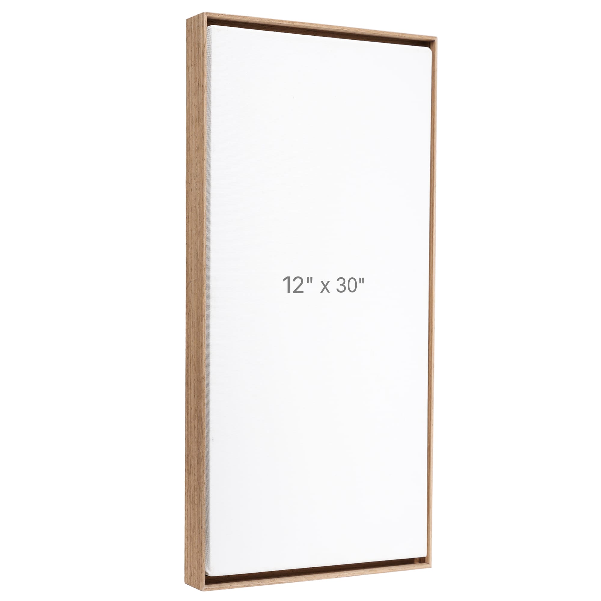 12 x 30" Floater Frame - Walnut - 0.75" depth
