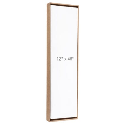 12 x 48" Floater Frame - Walnut - 0.75" depth