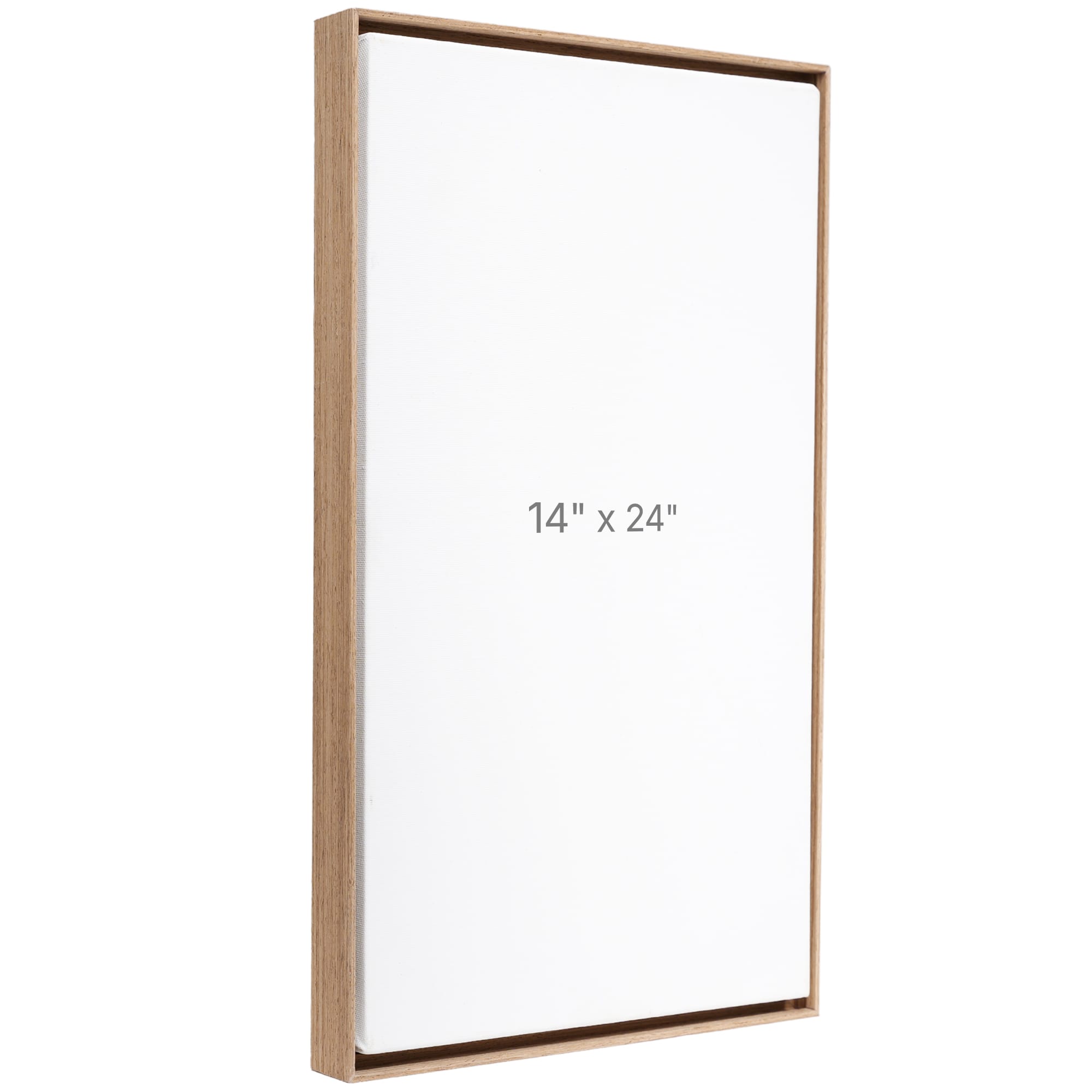 Cadre Flottant 14 x 24" - Noyer - 0.75" profond.