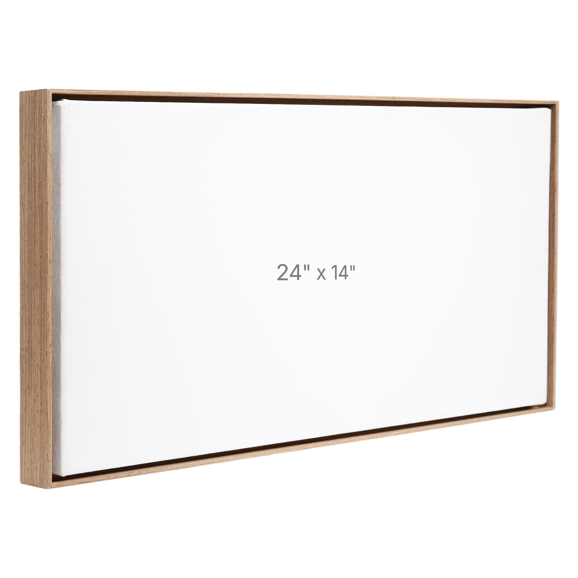 24 x 14" Floater Frame - Walnut - 0.75" depth