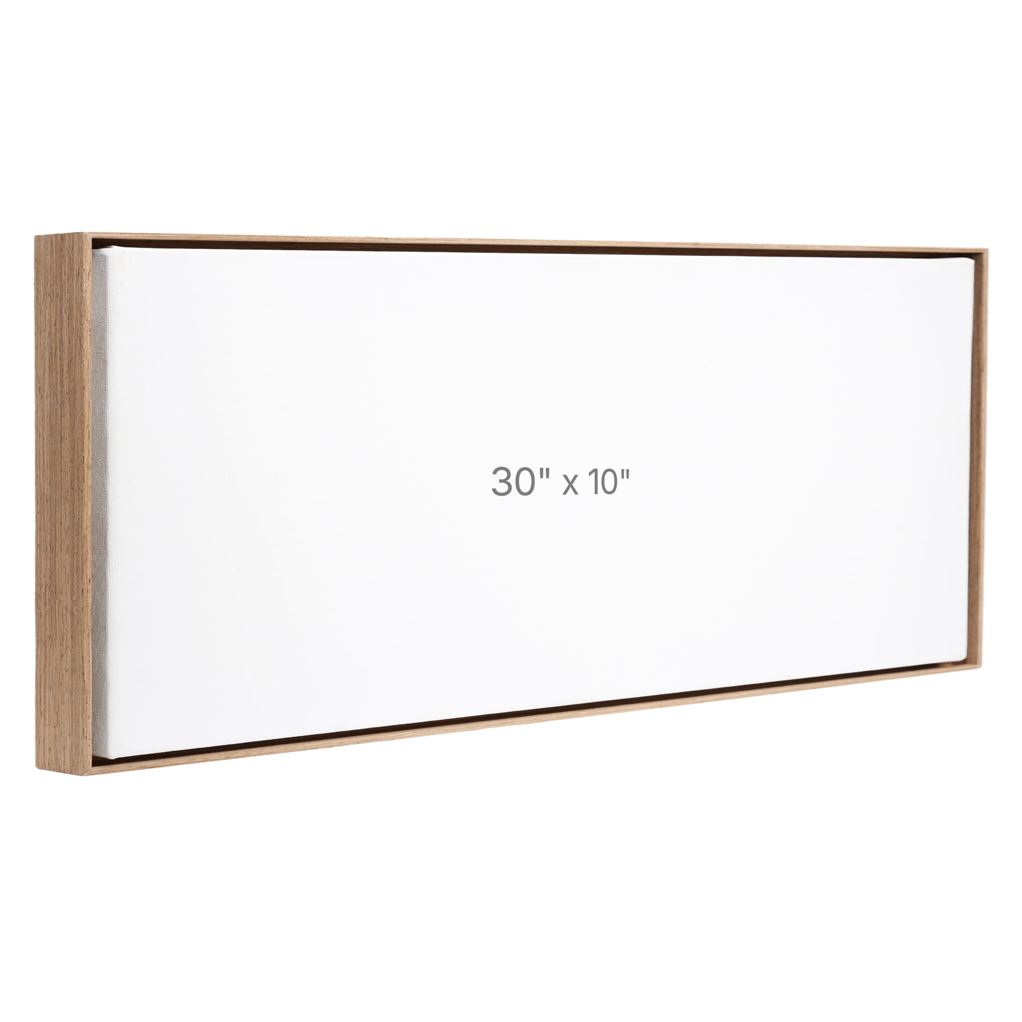 30 x 10" Floater Frame - Walnut - 0.75" depth