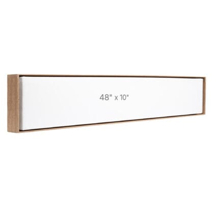 48 x 10" Floater Frame - Walnut - 0.75" depth